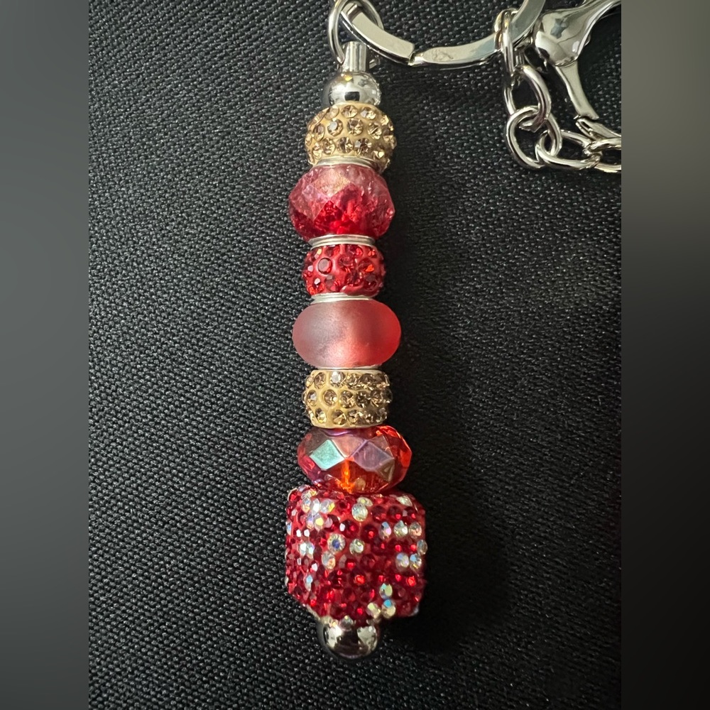Red & Gold Keychain - Picture 2 of 2